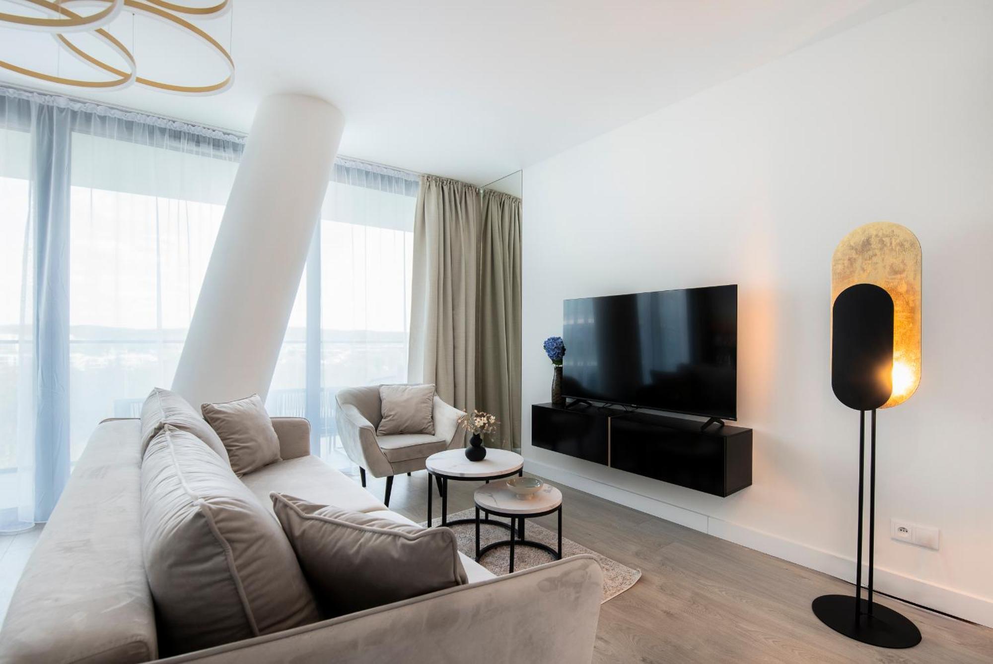 Ferienwohnung Wave Panorama 8Th Floor Sea View Misdroy Exterior foto