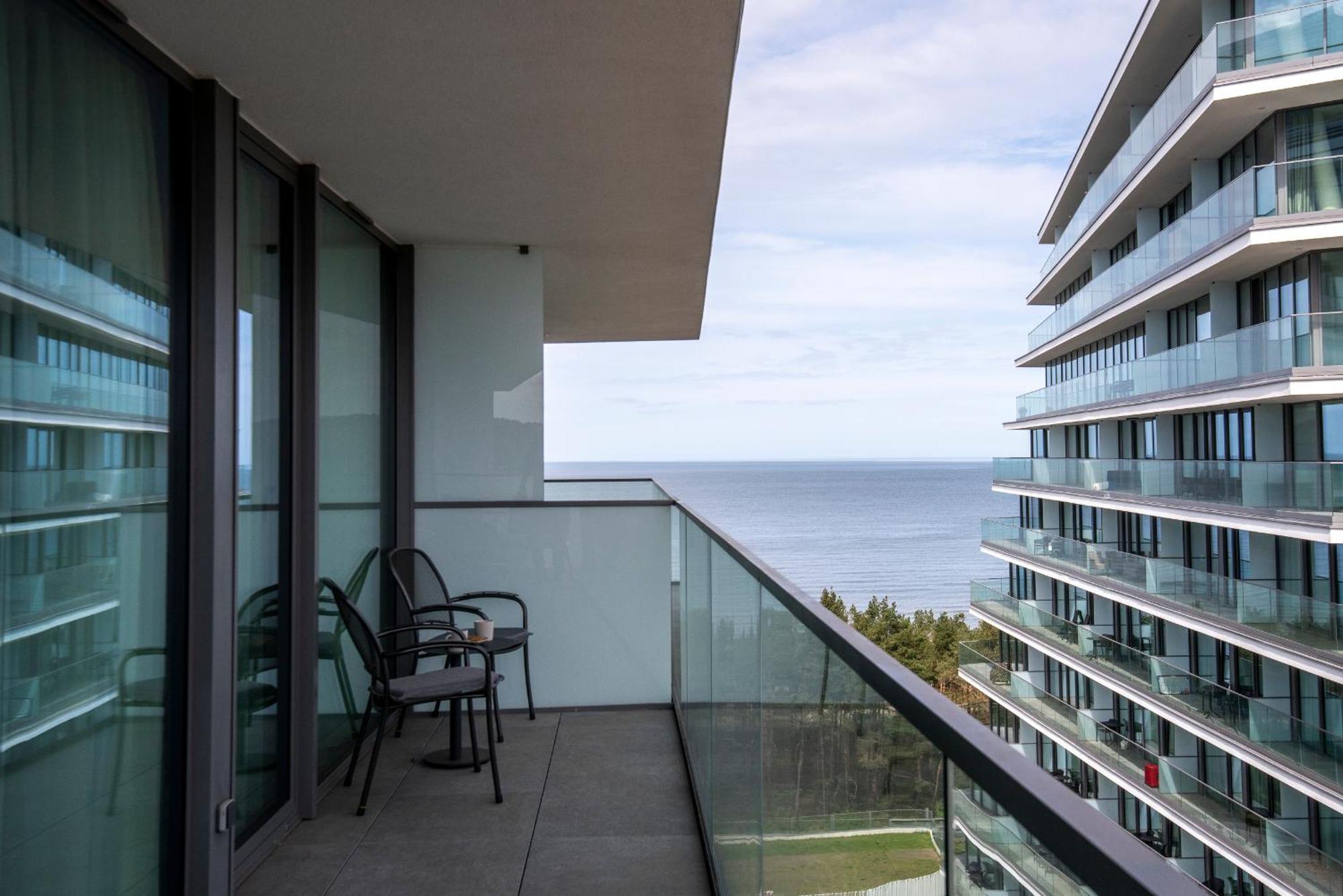 Ferienwohnung Wave Panorama 8Th Floor Sea View Misdroy Exterior foto