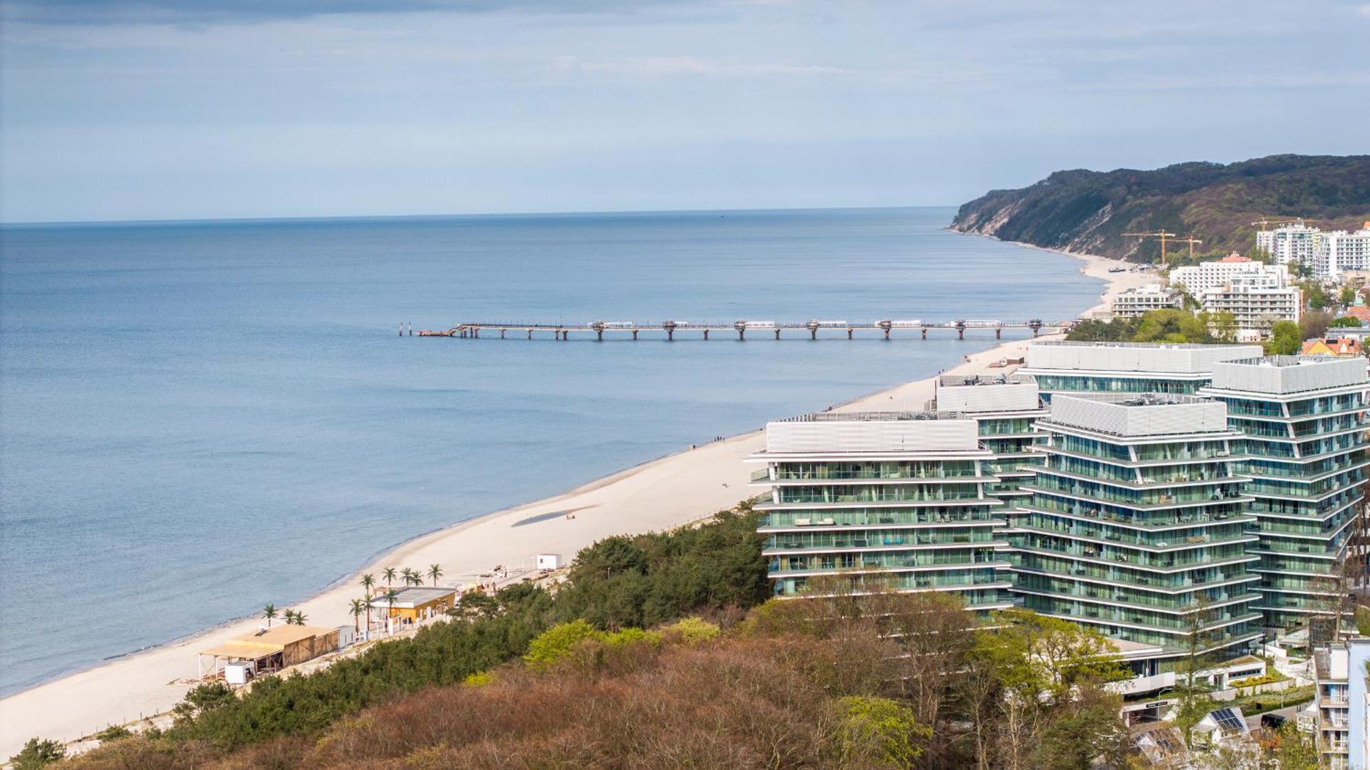 Ferienwohnung Wave Panorama 8Th Floor Sea View Misdroy Exterior foto