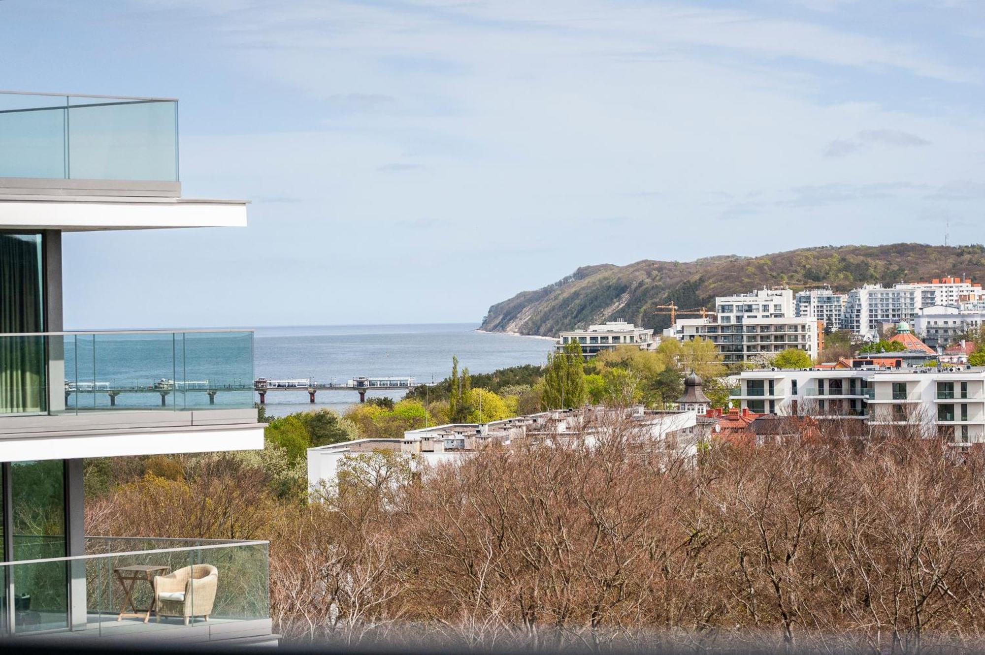 Ferienwohnung Wave Panorama 8Th Floor Sea View Misdroy Exterior foto