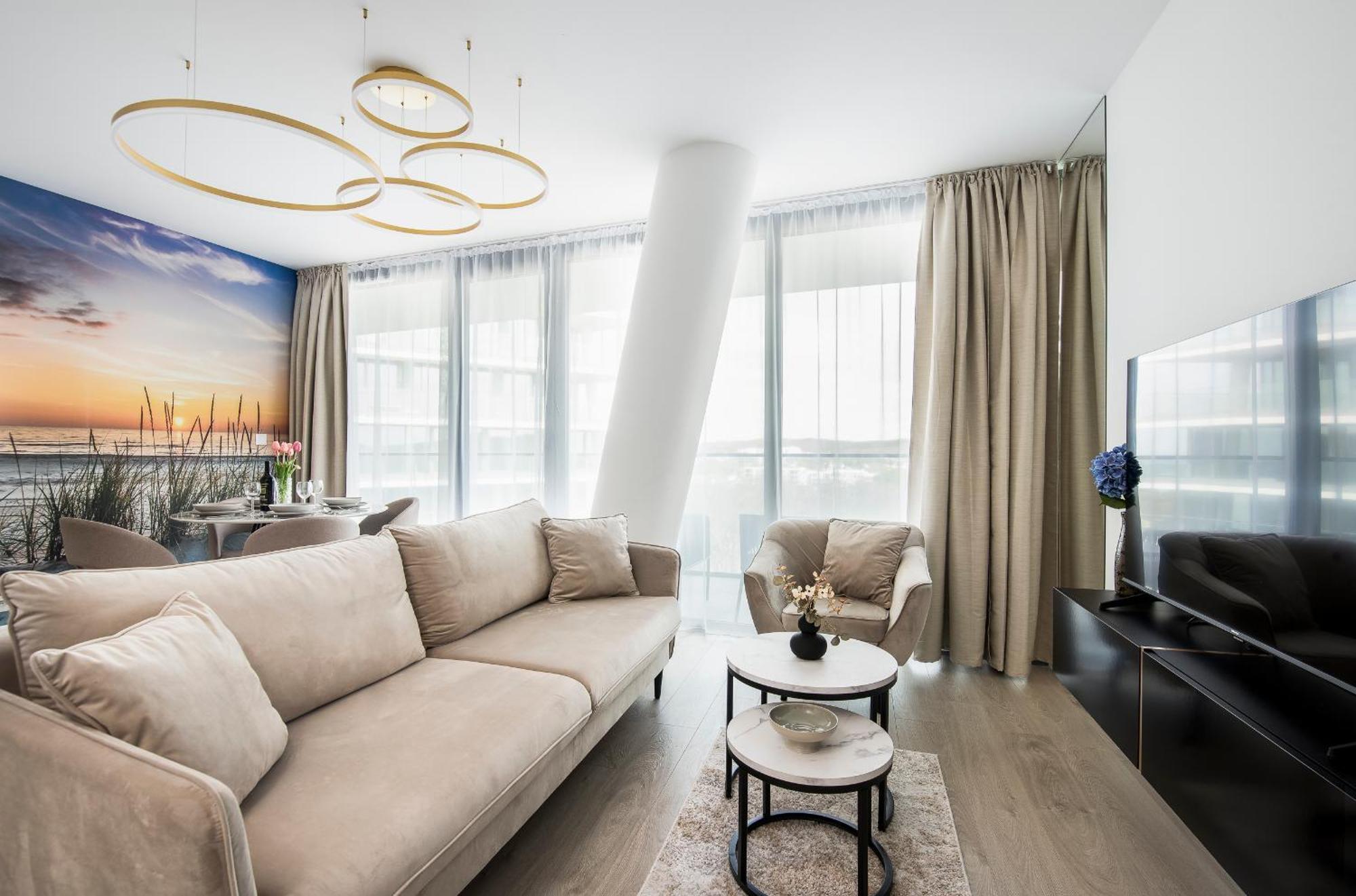 Ferienwohnung Wave Panorama 8Th Floor Sea View Misdroy Exterior foto