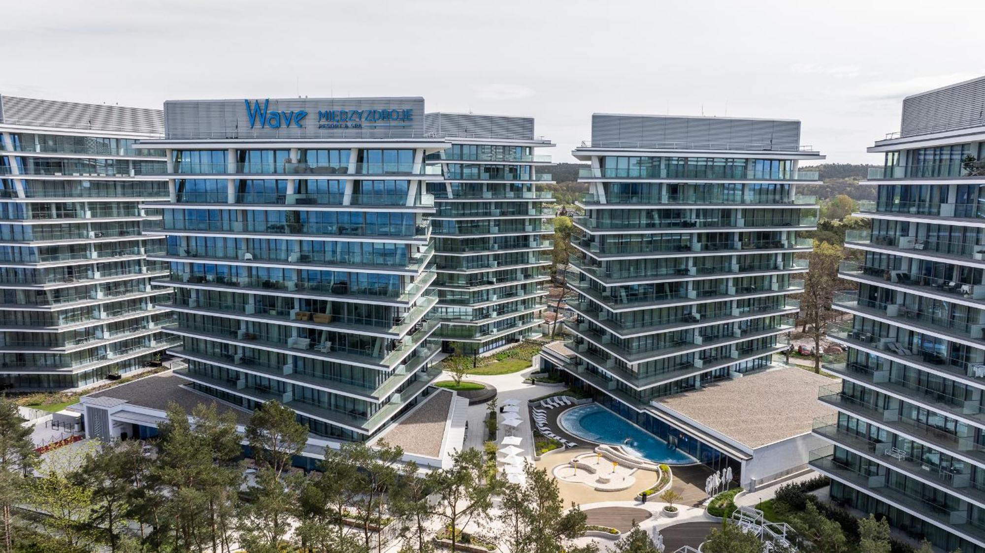 Ferienwohnung Wave Panorama 8Th Floor Sea View Misdroy Exterior foto